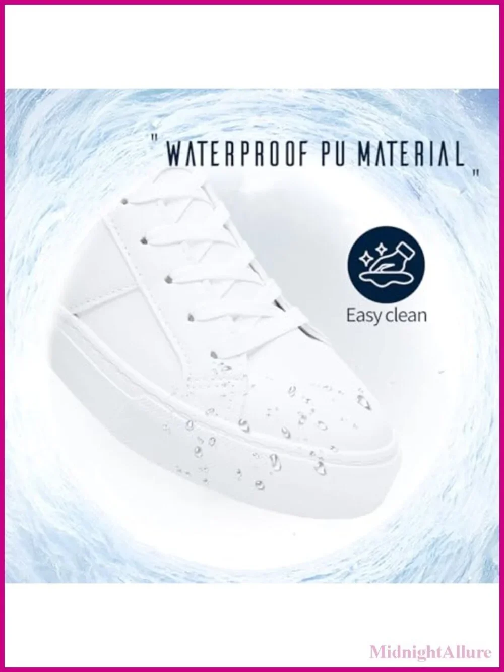 Women's Fashion Sneakers PU Leather Low Top Lace Up Casual Tennis Shoes